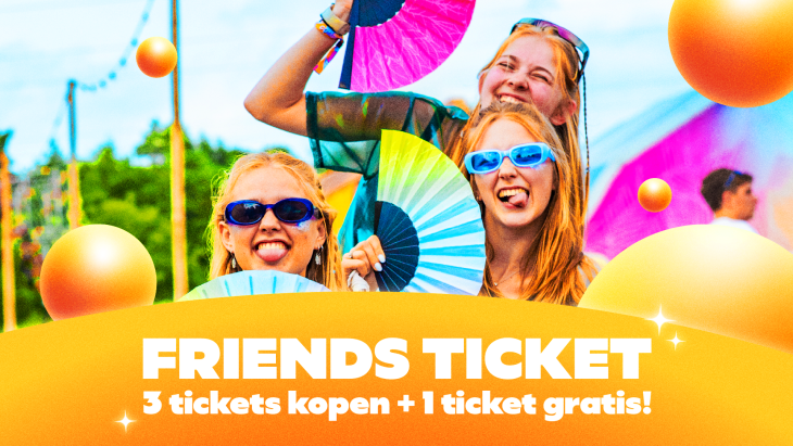 Ontvang 1 gratis ticket bij aankoop van 3 tickets!
