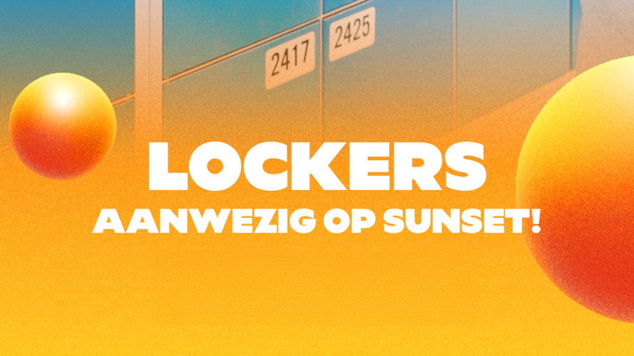 Lockers beschikbaar op Sunset Festival!
